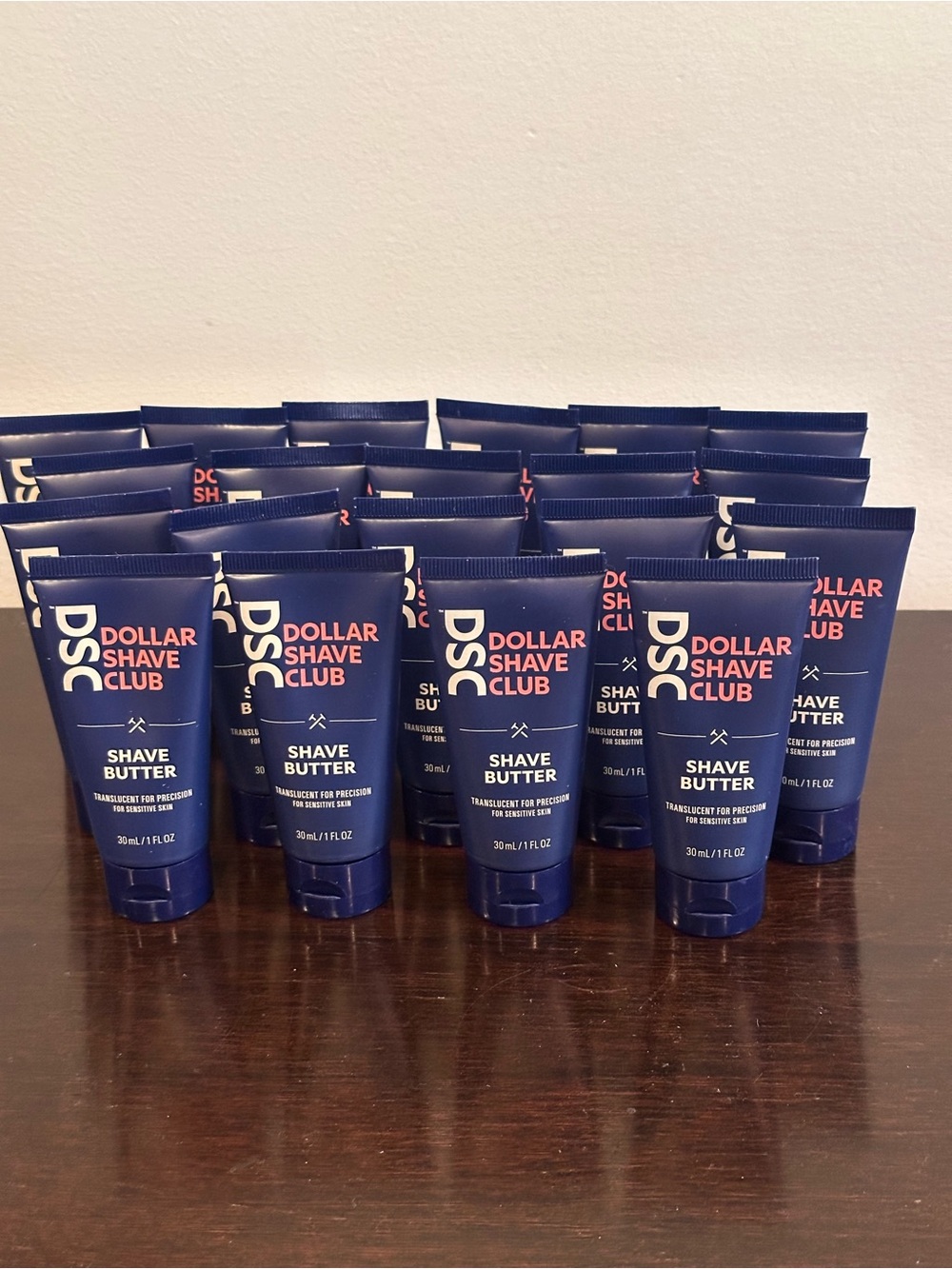 Dollar Shave Club Shave Butter - 1 oz tubes/30 ml. Set of 20. Sealed.